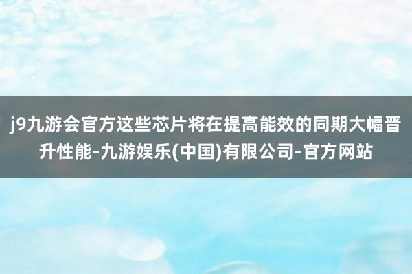 j9九游会官方这些芯片将在提高能效的同期大幅晋升性能-九游娱乐(中国)有限公司-官方网站